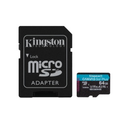 MICROSD KS 64GB CL10 UHS-I CANVAS GO PLS - Img 1