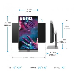 Monitor BenQ 27" PD2725U - Img 2