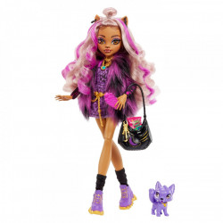 MONSTER HIGH PAPUSA CLAWDEEN WOLF CU ANIMALUT SI ACCESORII - Img 2