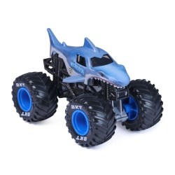 MONSTER JAM LEGACY TRUCKS MASINUTA METALICA MEGALODON SCARA 1 LA 64 - Img 2