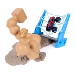 MONSTER JAM MARVEL SET UIMITORUL SPIDER MAN BATALIA DIN ORASUL OMULUI NISIP - Img 10
