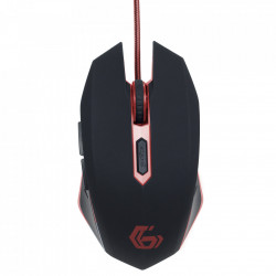 Mouse optic Gembird MUSG-001-R, Gaming, 2400 dpi, Rosu - Img 2