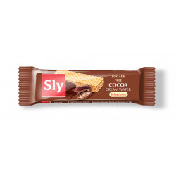 Napolitane cu crema cacao fara zahar 20gr sly nutritia