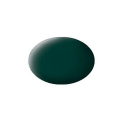 Negru verzui mat, vopsea acrilica 18 ml