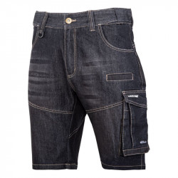 Pantalon lucru tip-blugi scurt inchisi - m
