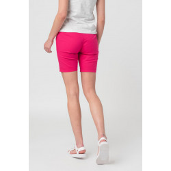 PANTALONI SCURT CASUAL FEMEI FUXIA S - Img 2