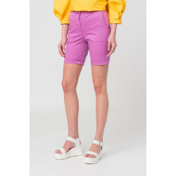 PANTALONI SCURT CASUAL FEMEI LILA L - Img 3