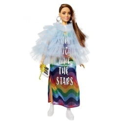 PAPUSA BARBIE EXTRA STYLE ROCHIE CURCUBEU - Img 6