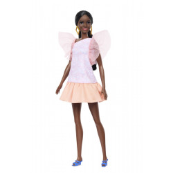 PAPUSA BARBIE FASHIONISTA AFRO-AMERICANA CU ROCHIE PEACH - Img 2