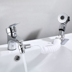 Para de dus suplimentara cu furtun extensibil pentru chiuveta sau cada, AVX-AG176B - Img 2