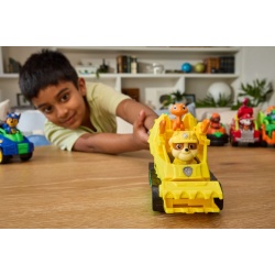 PATRULA CATELUSILOR FILMUL CU DINOZAURI SET DINO VEHICUL BULDOZER CU FIGURINA RUBBLE SI ACCESORII 15CM - Img 4