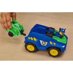 PATRULA CATELUSILOR FILMUL CU DINOZAURI SET VEHICUL DINO RC CU TELECOMANDA FIGURINA CHASE SI ACCESORII - Img 8