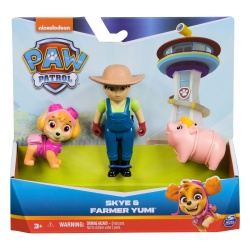 PATRULA CATELUSILOR SET FIGURINE EROI DE SALVARE SKYE SI FARMER YUMI - Img 1