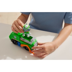 PATRULA CATELUSILOR SET VEHICUL DE BAZA CAMIONUL DE RECICLARE SI FIGURINA ROCKY - Img 5