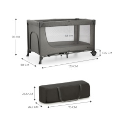 PATUT TRAVEL KINDERKRAFT JOY2, FARA ACCESORII, DARK GREY - Img 6