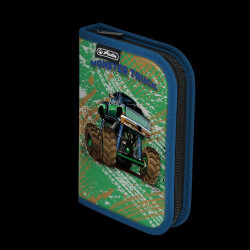 Penar neechipat cu doua clape, dimensiune 13,5 x 19,5 x 3 cm, motiv monster truck