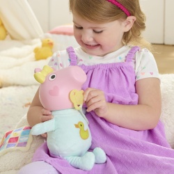 PEPPA PIG SET DE JOACA OINKS AND SNUGGLES PAPUSA EVIE INTERACTIVA CU ACCESORII - Img 3