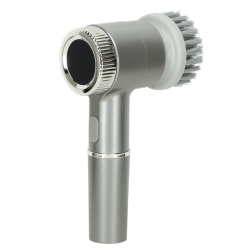 Perie electrica "5-in-1" cu 5 accesorii de curatare pentru baie, podea, rosturi faianta, piscina, cu afisaj cu LED si incarcare USB - Img 12