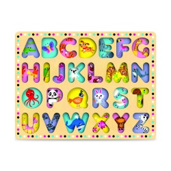 PLACA DE SORTARE ABC, JUCARIE LEMN - Img 2