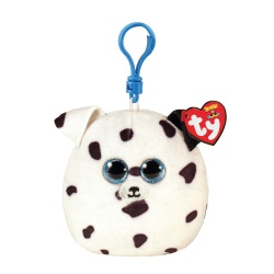 PLUS BRELOC TY 8.5CM SQUISHY BEANIES FETCH CATEL DALMATIAN