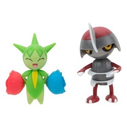 Pokemon - Set 2 figurine de actiune, (Pawniard & Roselia) S15 - Img 2