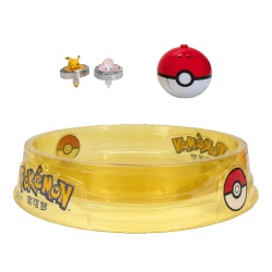 Pokemon - Set de joaca Battle Spinner cu doua figurine (Pikachu #1, Mew, Poké Ball, & Poké Ball) - Img 4