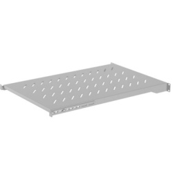 Poliță fixă 483x700 mm, max. 25 kg, gri