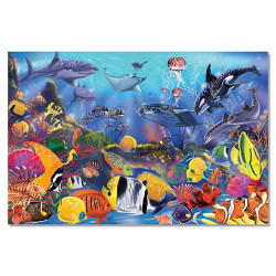 Puzzle de podea Viata subacvatica Melissa and Doug - Img 1