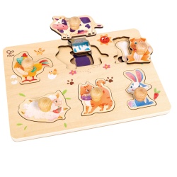 Puzzle din lemn in straturi - Animale - Img 2