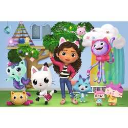 PUZZLE TREFL 100 GABBYS DOLLHOUSE PRIETENII LUI GABBY - Img 2
