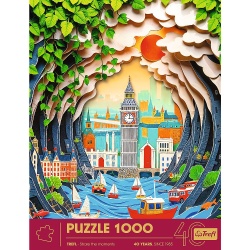 PUZZLE TREFL 1000 EDITIA ANIVERSARA 40 DE ANI 3D LONDRA - Img 3