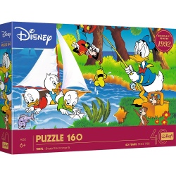 PUZZLE TREFL 160 DONALD DUCK AVENTURA PE LAC - Img 1
