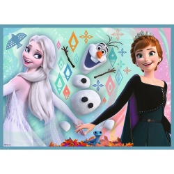 PUZZLE TREFL 4IN1 FROZEN 2 UIMITOAREA LUME DISNEY - Img 2