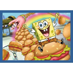 PUZZLE TREFL 4IN1 VIATA ACVATICA A LUI SPONGEBOB - Img 4