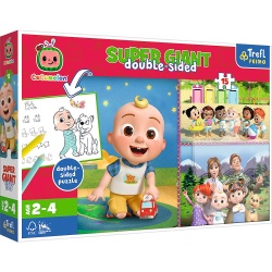 PUZZLE TREFL PRIMO SUPER GIANT 15 COCOMELON - Img 1