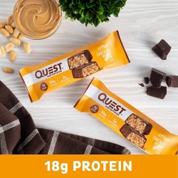 Quest Hero Crispy Baton Proteic Cu Aroma De Ciocolata Si Unt De Arahide, 54 G - Img 5