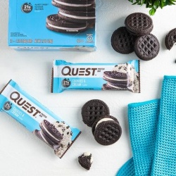 Quest Protein Bar, Baton Proteic, Cu Aroma De Biscuiti Si Frisca, 60g - Img 4