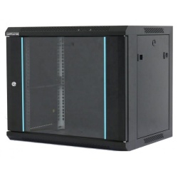 RACK 15U 600x600 MONTAJ PERETE NEGRU