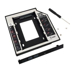 Rack extern 12.7mm, S-ATA, negru