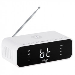 RADIO CU CEAS INCARCARE WIRELESS AD 1192 ALB ADLER - Img 3