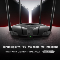 ROUTER 4 PORTURI GIGABIT WI-FI 6 AC1800 MERCUSYS - Img 10