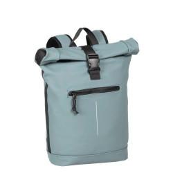 Rucsac new rebels mart-new york rolltop, dimensiuni 30/12/43 cm, culoare albastru deschis