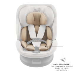 SCAUN AUTO KINDERKRAFT XPEDITION 3 I-SIZE 40-150 CM, BEIGE - Img 8
