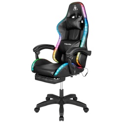 SCAUN GAMING GX-150 NEGRU LED KRUGER&MATZ - Img 2