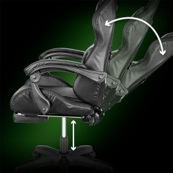 SCAUN GAMING GX-150 NEGRU LED MASAJ KRUGER&MATZ - Img 6