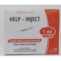 SERINGA INSULINA INDIVIDUALA 1ML AC ATASAT