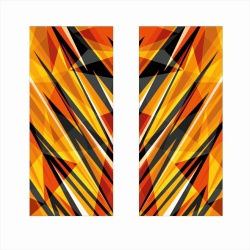 Set 2 stickere decorative pentru stalpii usilor, print autoadeziv de inalta rezolutie, dimensine 2 buc x 50 x 22 cm , cod: AVX-SSU-23 - Img 2