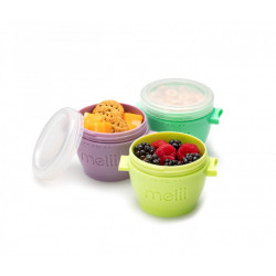 SET 4 RECIPIENTE SILICON SNAP&GO, MELII, 118 ML - Img 7