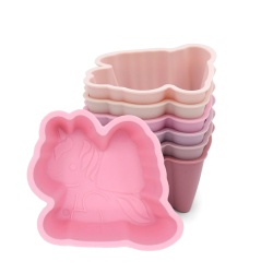 SET 6 FORME DE GATIT SILICON, MELII, MODEL UNICORN - Img 4