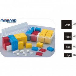 Set 76 greutati din plastic - Miniland - Img 1